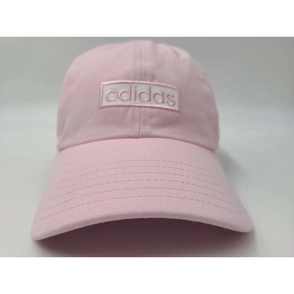 Women Adidas Aeroready Adjustable Hat Cap Baseball Golf Tennis Casual Pink White